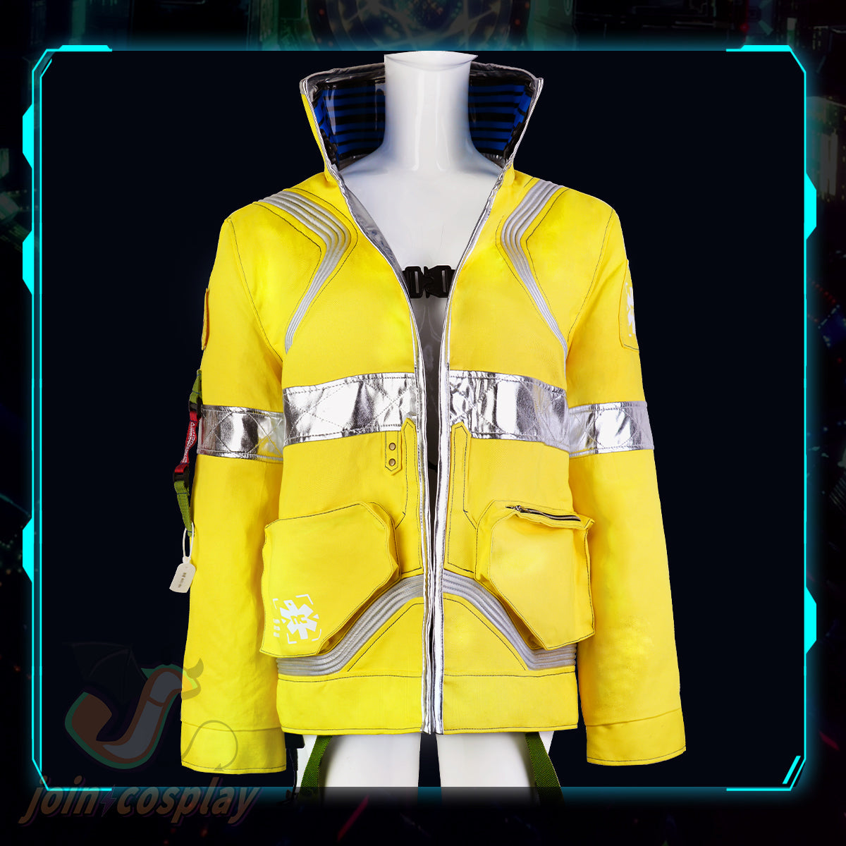 Anime CYBERPUNK Edgerunners David Martinez Cosplay Costume Jacket With Luminous Collar