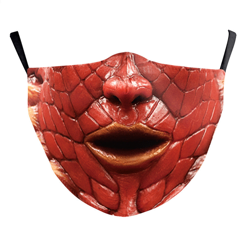 Halloween Horror Clown Filter 3D Printed Mask