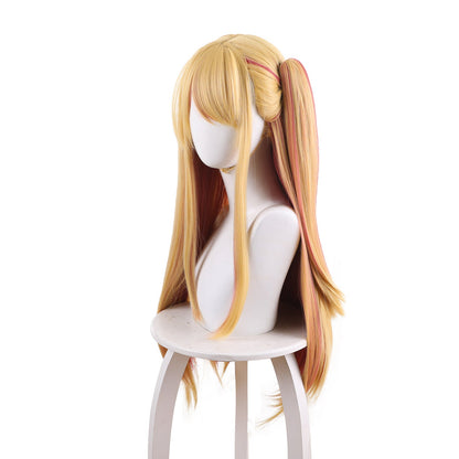 Anime Oshi no Ko Ruby Hoshino Yellow Long Cosplay Wig