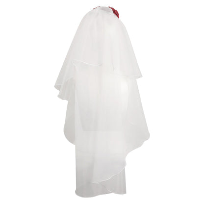 Haunted Mansion Constance Hatchaway Ghost Bride Dress Outfits Halloween Cosplay Costume