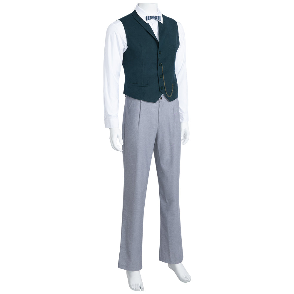 Fantastic Beasts: The Secrets of Dumbledore Newt Scamander Movie Cosplay Costume