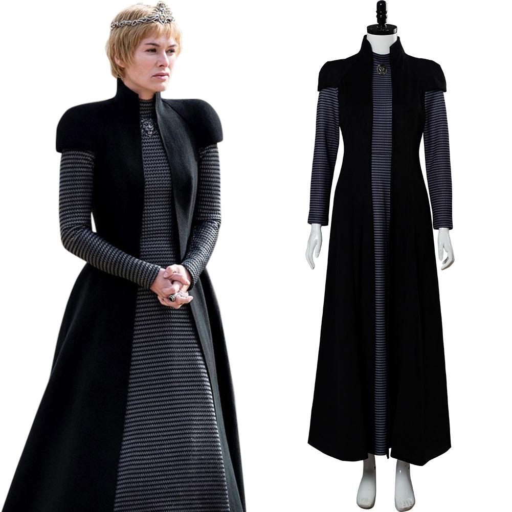 Game of Thrones Season 8 S8 Cersei Lannister Gown Cosplay Costume