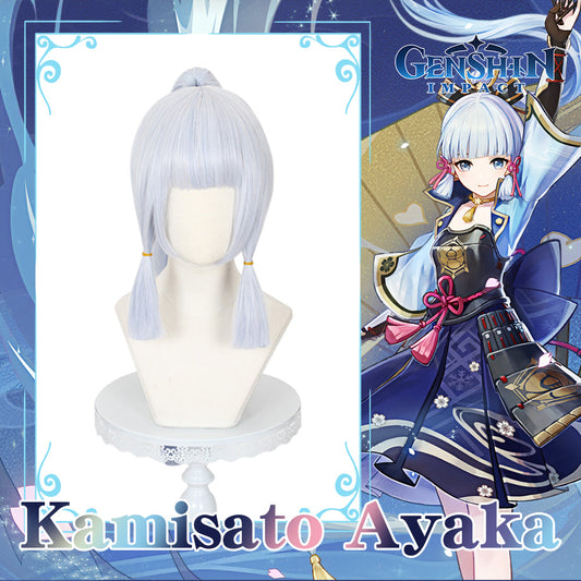 Genshin Impact-Kamisato Ayaka Cosplay Wig