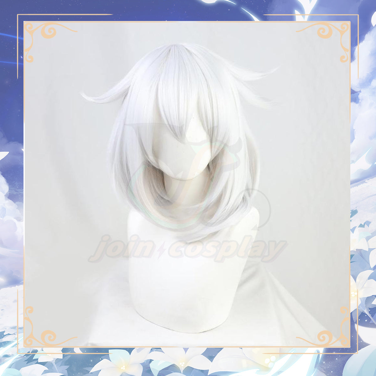 Genshin Impact-Paimon Cosplay Wig