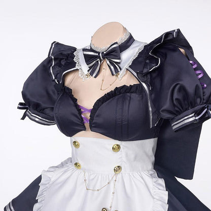 Fate Grand Order Mash Kyrielight Cosplay Costume Sexy Maid Dress C00063