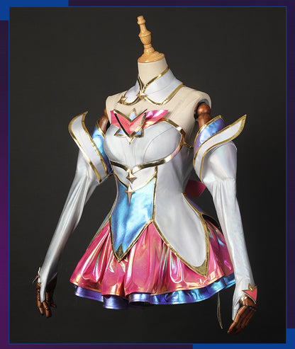 LOL Star Guardian Kaisa Cosplay Costume Game LOL Kaisa Cosplay Daughter of The Void Wig Skirt Uniform Woman Sexy Party Suit