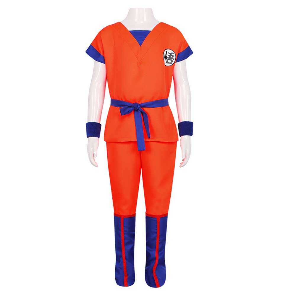 Anime Dragon Ball Son Goku Kids Children Outfits Party Carnival Halloween Cosplay Costume