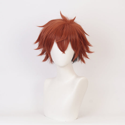 Twisted Wonderland Ace Red Short Cosplay Wig