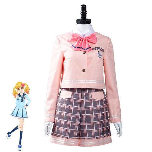 Aikatsu Planet! Seirei High School Uniform Shirt Shorts Outfits Halloween Carnival Suit Cosplay Costume