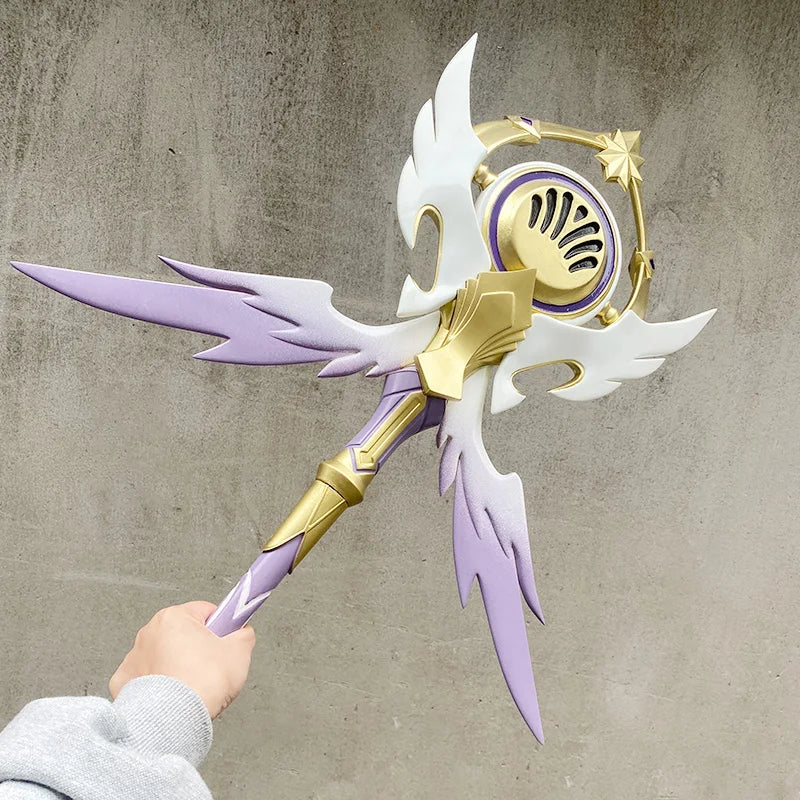 150CM Robin Weapon Game Honkai Star Rail Costume Accessories Cosplay Wig Feather Headwear Hairpins Halloween Prop