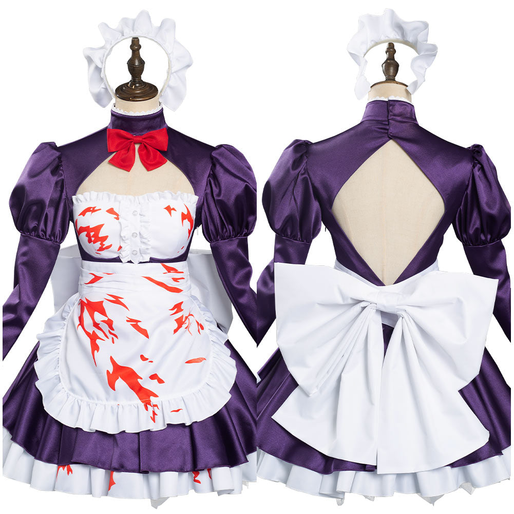 Anime High-Rise Invasion Maid-fuku Kamen Maid Dress Outfits Cosplay Costume