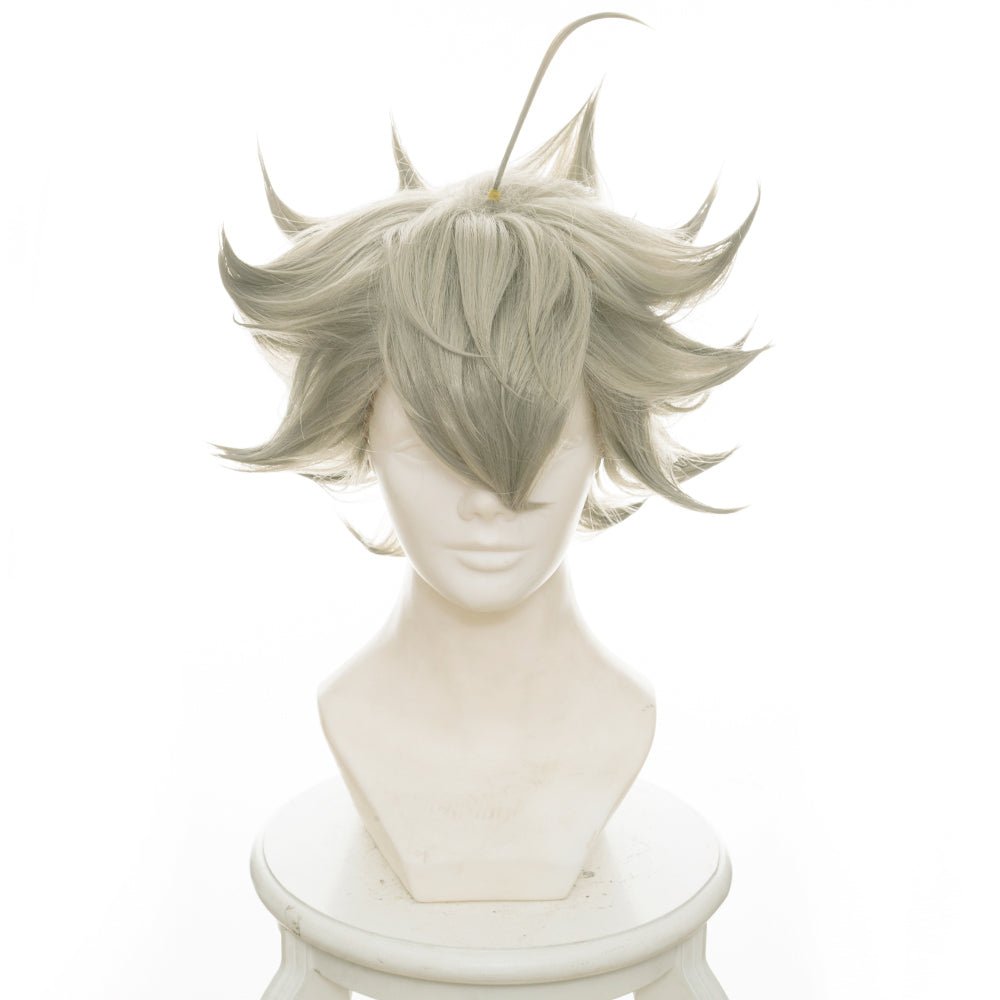 Anime Black Clover Asta White Short Cosplay Wig