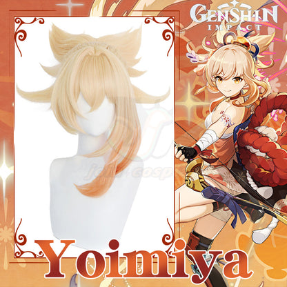 Genshin Impact-Yoimiya Cosplay Wig