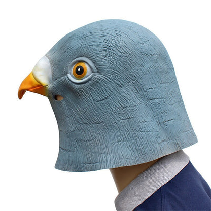 1PC Pigeon Mask Latex Giant Bird Head Halloween Cosplay Costume Theater Prop Masks for Party Birthday Decoration