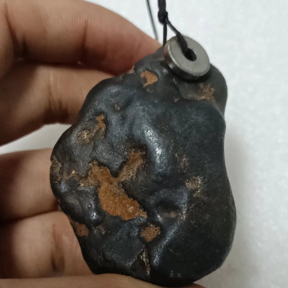 1Pcs Rare Natural Meteorite Iron Meteorite Protolith Strong Magnetism Falling Stone Collection Home Decorations Ornament Gift