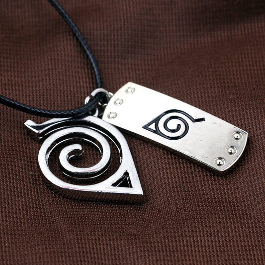 Naruto Konoha Logo Necklace