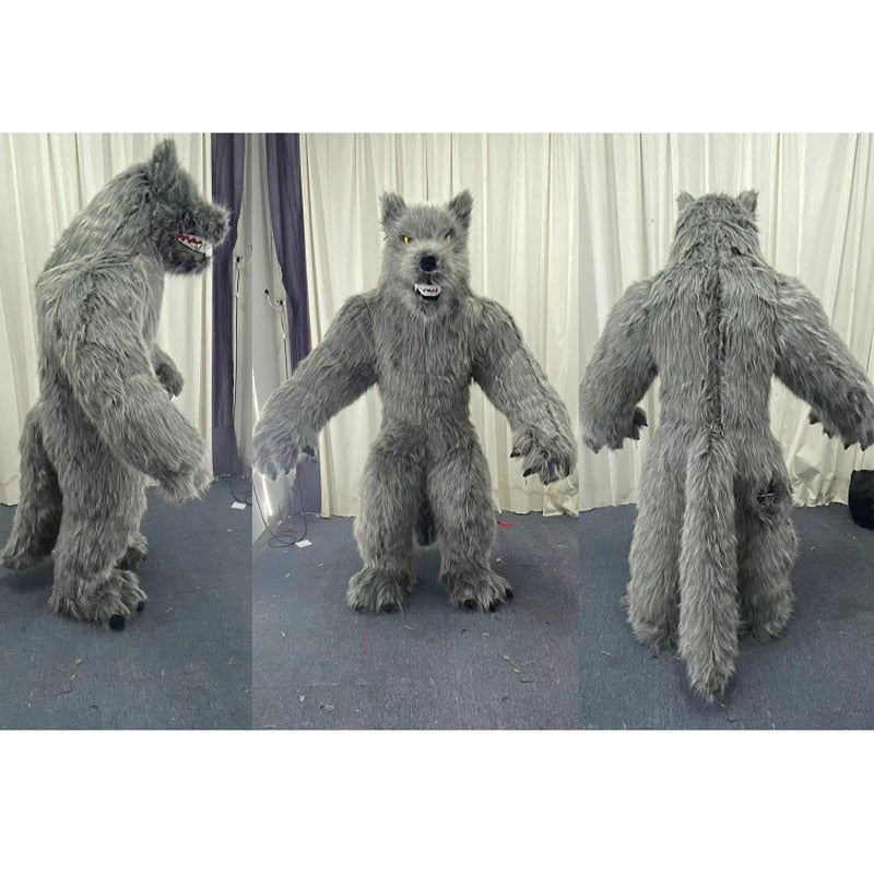 2.6M Gait werewolf Inflatable Costume Mascot for Adult Halloween Parties Anniversaries Weddings Cosplay Costumes werewolf Cos