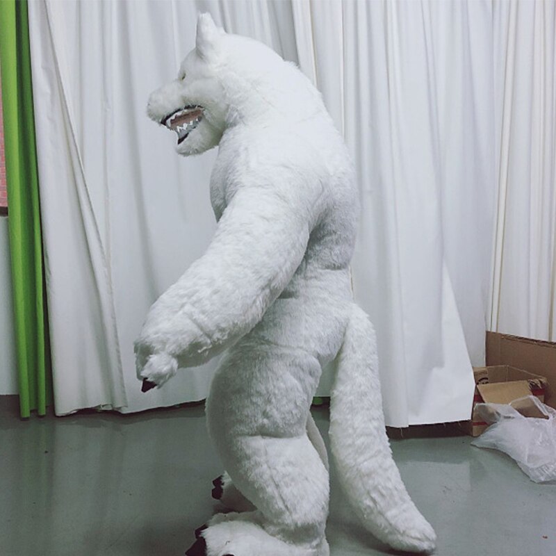 2.6M Gait werewolf Inflatable Costume Mascot for Adult Halloween Parties Anniversaries Weddings Cosplay Costumes werewolf Cos