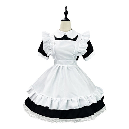 Anime K-ON Akiyama Mio Women Maid Dress Party Carnival Halloween Cosplay Costume