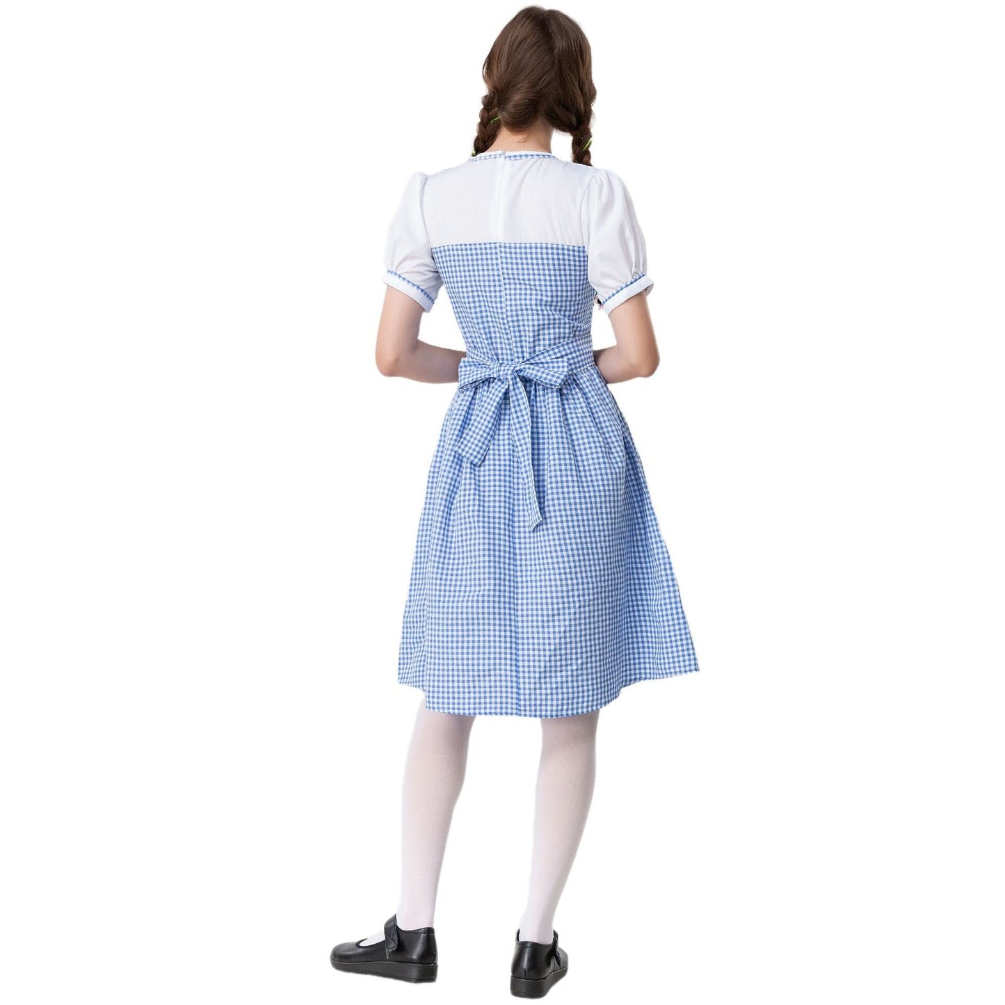 Adult Women Dorothy Costume Halloween Cosplay Dress