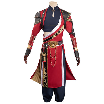 Code Kite - Sun Ce Cosplay Costume Vest Shirt Outfits Halloween Carnival Suit