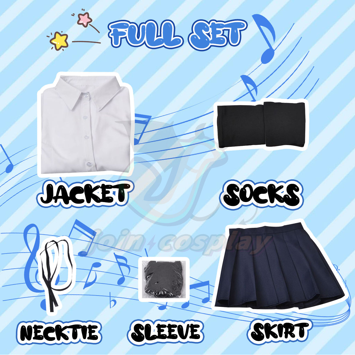 Anime Bocchi the Rock! Ryou Yamada Cosplay Costumes