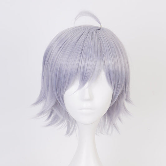 Twisted Wonderland Silver Gray Short Cosplay Wig