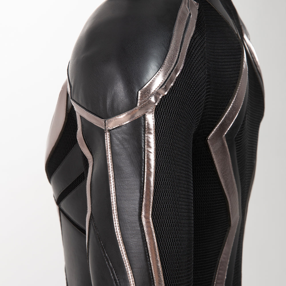 Superhero Black Bolt Jumpsuit Movie Cosplay Costume