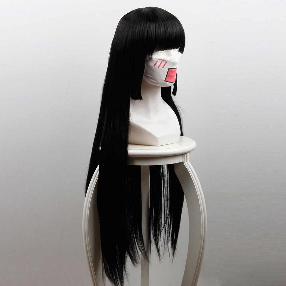 Anime Cheating Allowed Jabami Yumeko Black Long Cosplay Wig