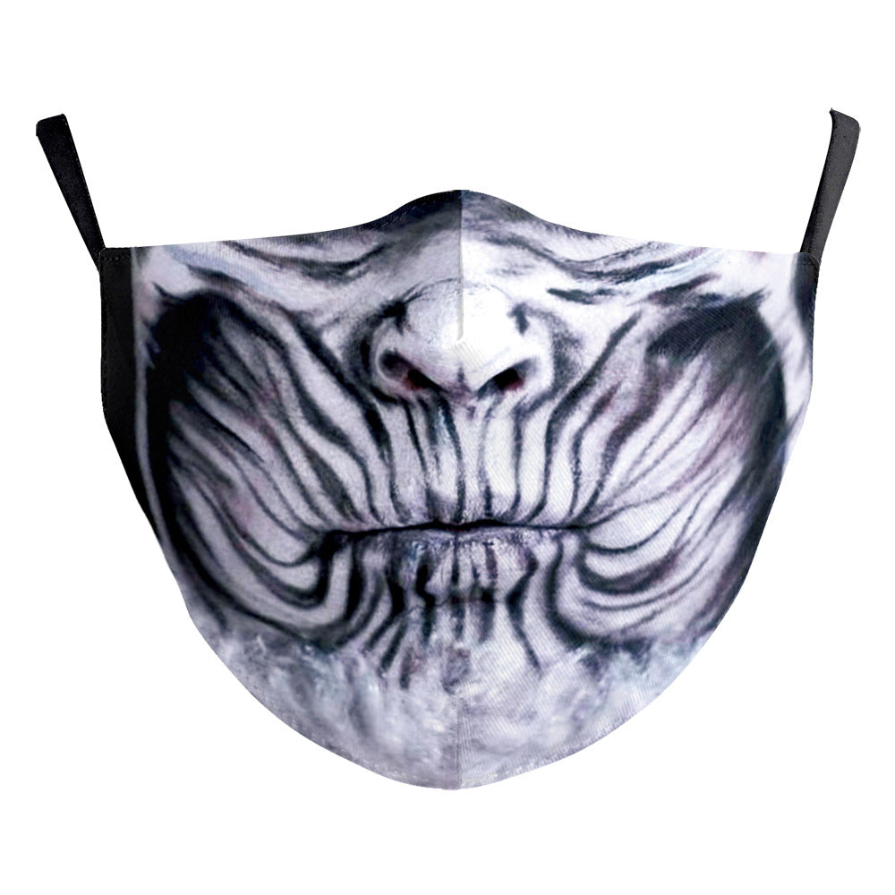 Halloween Digital Printing Is Funny Everyday Life Without Filter Protective Mask.