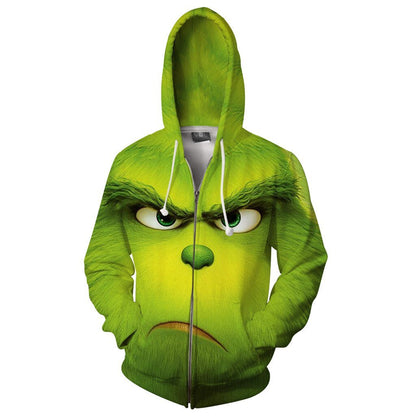 Movie The Grinch 3D Printed Sweatshirts Men Hoodies Unisex Tracksuits Pullovers Streetwear Hoodie