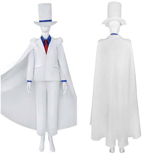 Anime Detective Conan Kaitou Kiddo Kid Children the Phantom Thief Outfits Party Carnival Halloween Cosplay Costume