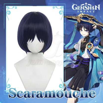 Genshin Impact - Scaramouche Cosplay Wig