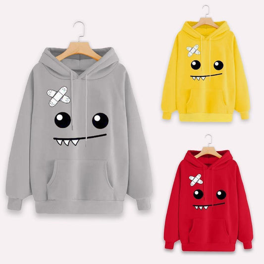 Kawaii Happy Monster Hoodie Harajuku Sweater