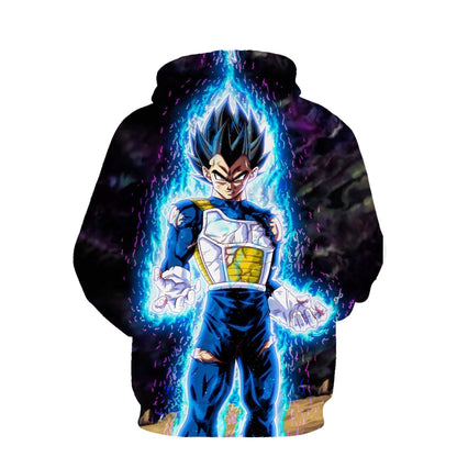 Dragon Ball Z Ultra Instincts Vegeta Pullover Hoodie