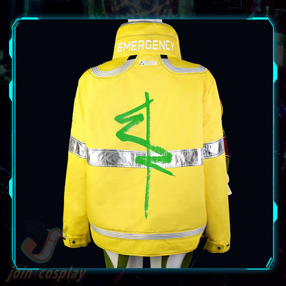 Anime CYBERPUNK Edgerunners David Martinez Cosplay Costume Jacket With Luminous Collar