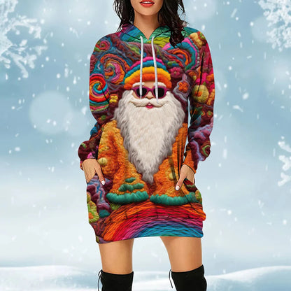 3D Women's Hoodies Dress Christmas Element Pullover Clothes Holiday Party Women's Sweatershirt Xmas Carnival Sweater New