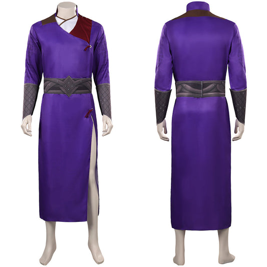 Game Baldur's Gate Gala Purple Outfits Party Carnival Halloween Cosplay Costume