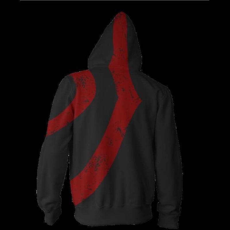 God of War Hoodie - Kratos Zip Up Hoodie CSOS551