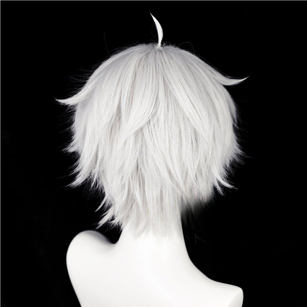 Anime BLUE LOCK Seishiro Nagi White Short Cosplay Wig