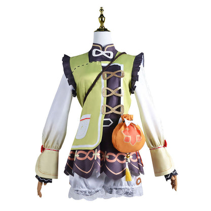 Genshin Impact Yaoyao Dress Accessories Cosplay Costume Halloween Carnival Party Suit