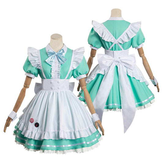 Anime BOCCHI THE ROCK Gotou Hitori Maid Dress Outfits Halloween Carnival Cosplay Costume