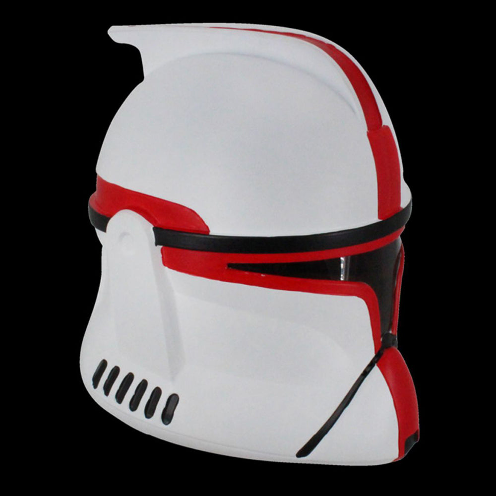 The Mandalorian Red And White Cosplay Mask