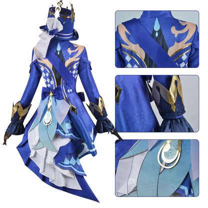 Game Genshin Impact Focalors Cosplay Costume