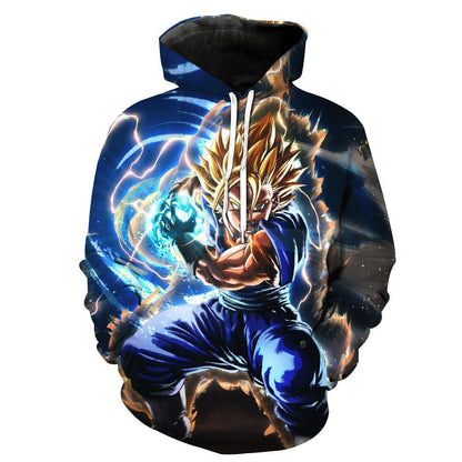 Dragon Ball Z Hoodie Super Vegito Pullover Hoodie