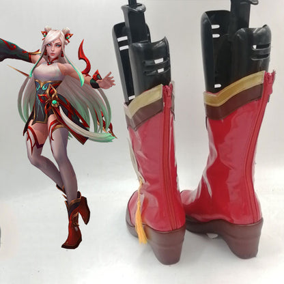 League Of Legends LOL Mythmaker Irelia Cosplay Shoes