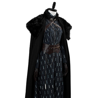 Game of Thrones 8 Sansa Stark Woman Halloween Costume Cosplay Costume