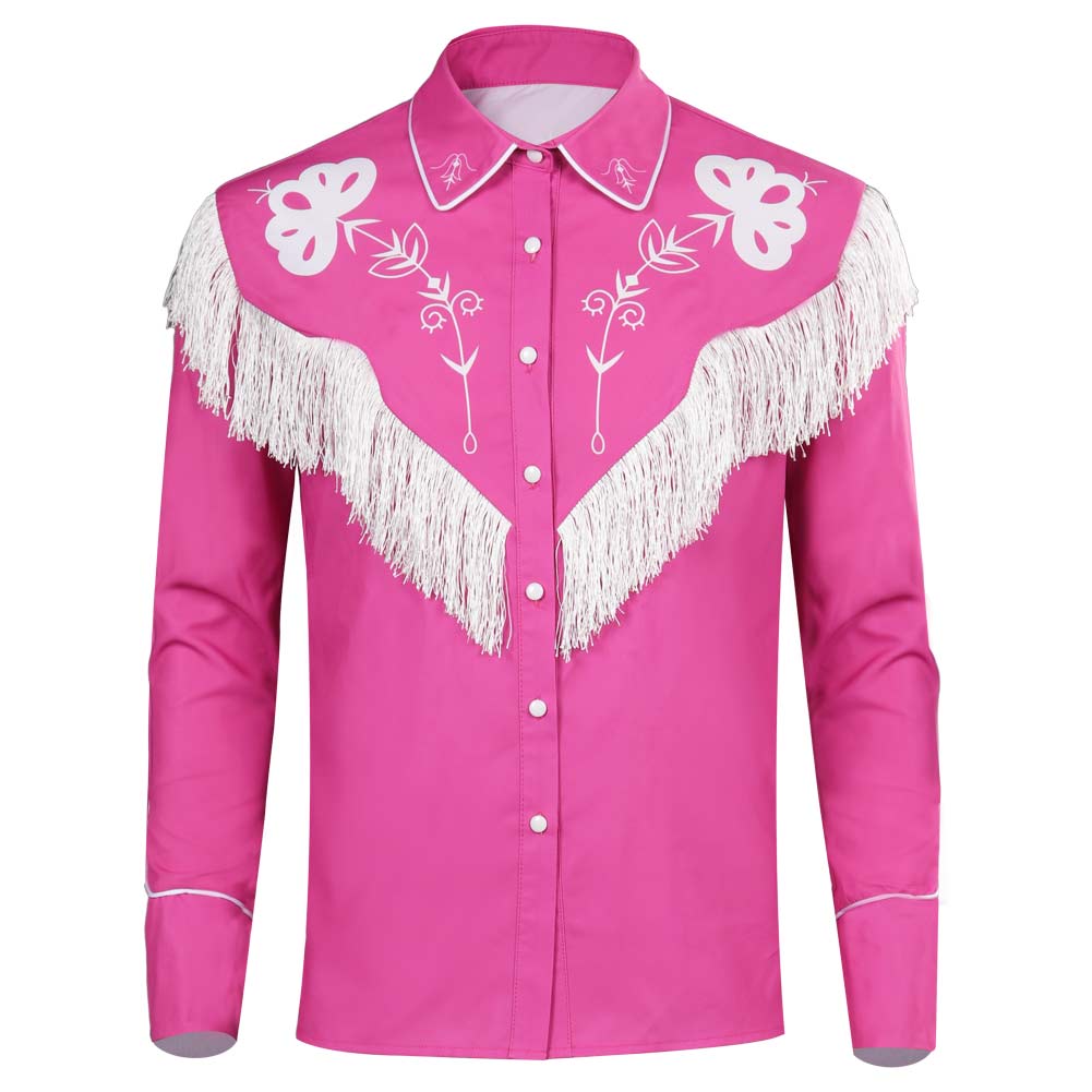 Doll Movie Ken Original Design Pink Retro Shirt Carnival Halloween Cosplay Costume