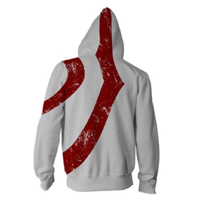 God of War Hoodie - Kratos Zip Up Hoodie CSOS591