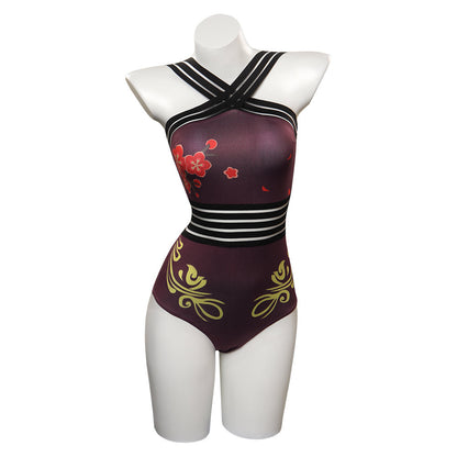 Genshin Impact HUTAO Original Design Cosplay Costume Jumpsuit One Piece Swimwears